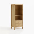 Libreria in legno con cassetti